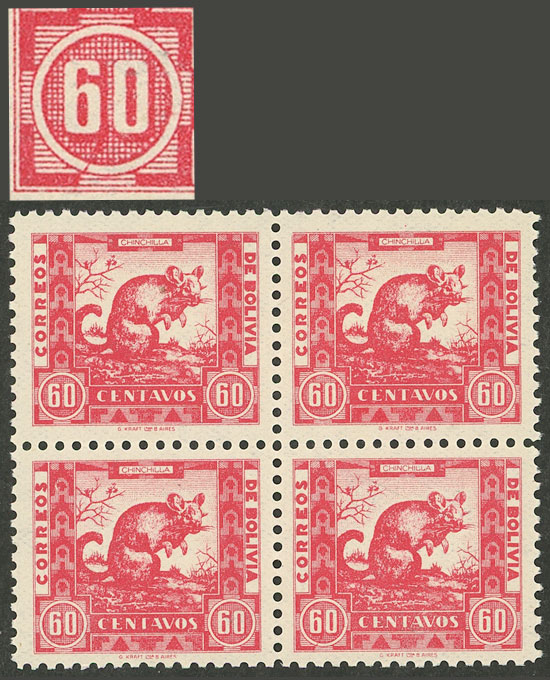 Lot 446 - bolivia general issues - Guillermo Jalil - Philatino Auction # 2419 WORLDWIDE + ARGENTINA: Special May auction Lot 446 - bolivia general issues - Guillermo Jalil - Philatino Auction # 2419 WORLDWIDE + ARGENTINA: Special May auction