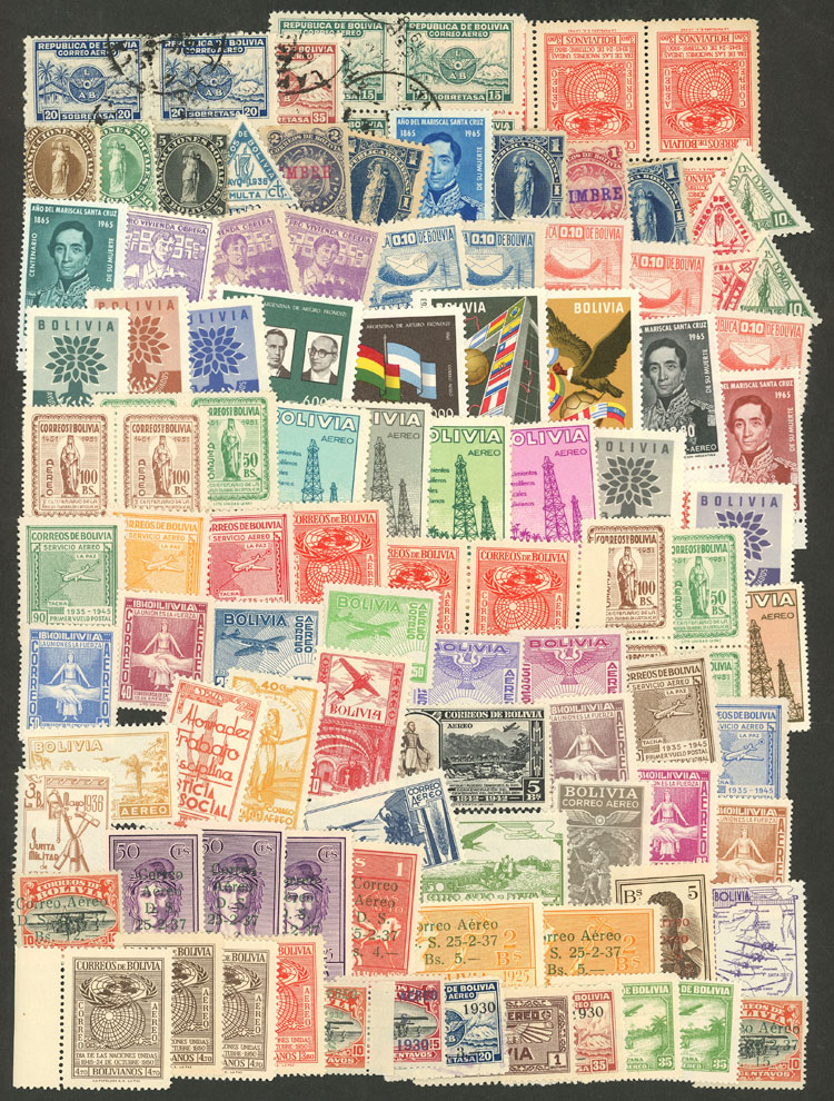Lot 460 - bolivia Lots and Collections - Guillermo Jalil - Philatino Auction # 2419 WORLDWIDE + ARGENTINA: Special May auction Lot 460 - bolivia Lots and Collections - Guillermo Jalil - Philatino Auction # 2419 WORLDWIDE + ARGENTINA: Special May auction