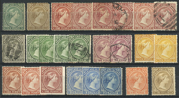 Lot 1149 - falkland islands/malvinas general issues - Guillermo Jalil - Philatino Auction # 2419 WORLDWIDE + ARGENTINA: Special May auction Lot 1149 - falkland islands/malvinas general issues - Guillermo Jalil - Philatino Auction # 2419 WORLDWIDE + ARGENTINA: Special May auction