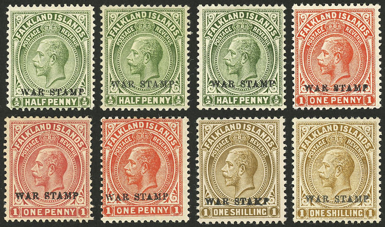 Lot 1154 - falkland islands/malvinas general issues -  Guillermo Jalil - Philatino Auction # 2419 WORLDWIDE + ARGENTINA: Special May auction