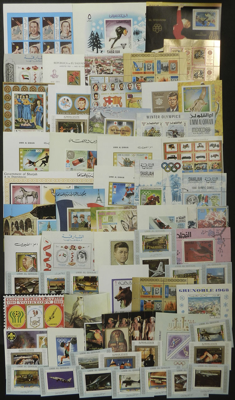 Lot 1505 - worldwide souvenir sheets - Guillermo Jalil - Philatino Auction # 2419 WORLDWIDE + ARGENTINA: Special May auction Lot 1505 - worldwide souvenir sheets - Guillermo Jalil - Philatino Auction # 2419 WORLDWIDE + ARGENTINA: Special May auction