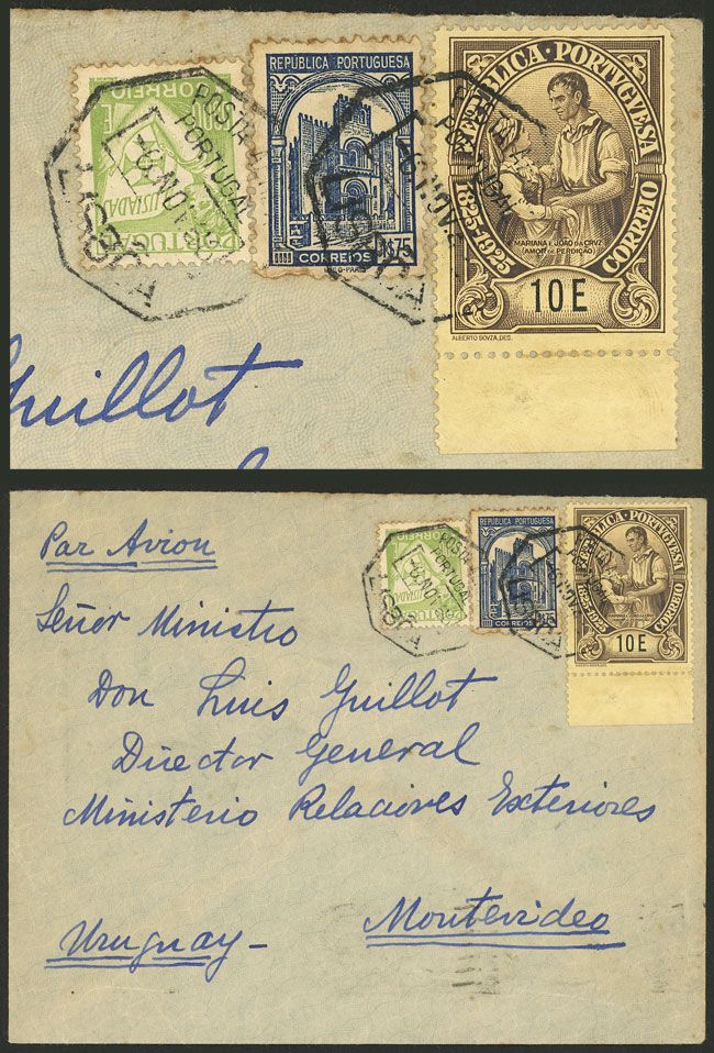 Lot 1357 - Portugal postal history - Guillermo Jalil - Philatino Auction # 2419 WORLDWIDE + ARGENTINA: Special May auction Lot 1357 - Portugal postal history - Guillermo Jalil - Philatino Auction # 2419 WORLDWIDE + ARGENTINA: Special May auction
