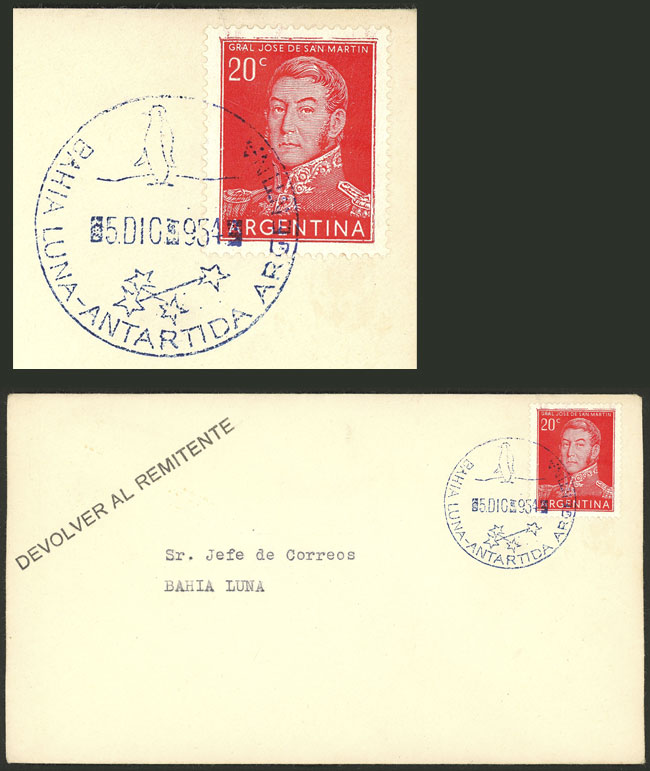 Lot 119 - argentine antarctica postal history - Guillermo Jalil - Philatino Auction # 2419 WORLDWIDE + ARGENTINA: Special May auction Lot 119 - argentine antarctica postal history - Guillermo Jalil - Philatino Auction # 2419 WORLDWIDE + ARGENTINA: Special May auction