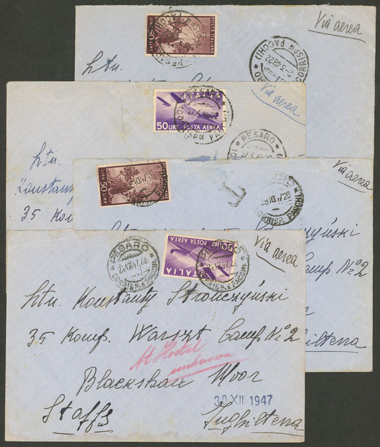 Lot 1077 - Italy postal history -  Guillermo Jalil - Philatino Auction # 2419 WORLDWIDE + ARGENTINA: Special May auction