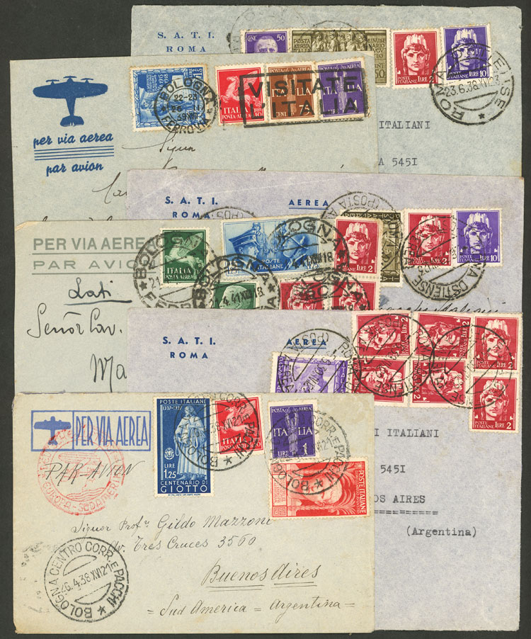 Lot 1054 - Italy postal history -  Guillermo Jalil - Philatino Auction # 2419 WORLDWIDE + ARGENTINA: Special May auction