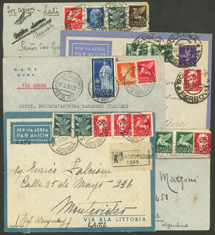 Lot 1053 - Italy postal history -  Guillermo Jalil - Philatino Auction # 2419 WORLDWIDE + ARGENTINA: Special May auction