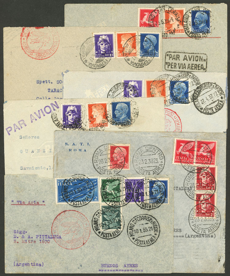 Lot 1044 - Italy postal history - Guillermo Jalil - Philatino Auction # 2419 WORLDWIDE + ARGENTINA: Special May auction Lot 1044 - Italy postal history - Guillermo Jalil - Philatino Auction # 2419 WORLDWIDE + ARGENTINA: Special May auction