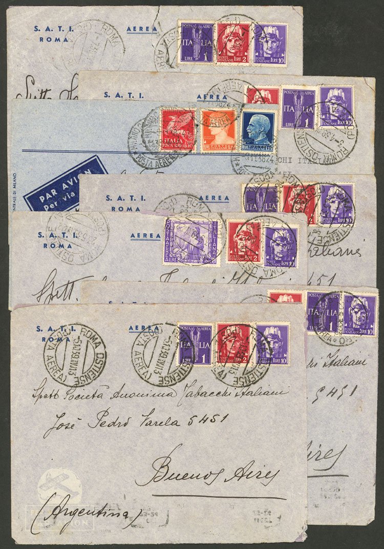 Lot 1052 - Italy postal history -  Guillermo Jalil - Philatino Auction # 2419 WORLDWIDE + ARGENTINA: Special May auction
