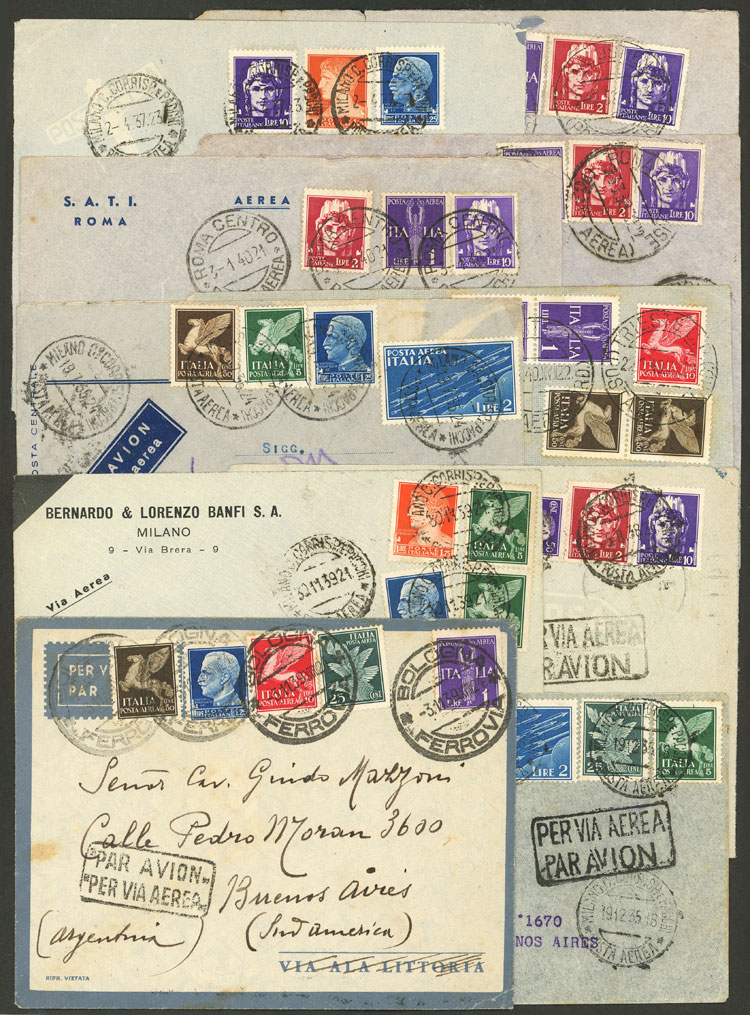 Lot 1046 - Italy postal history - Guillermo Jalil - Philatino Auction # 2419 WORLDWIDE + ARGENTINA: Special May auction Lot 1046 - Italy postal history - Guillermo Jalil - Philatino Auction # 2419 WORLDWIDE + ARGENTINA: Special May auction