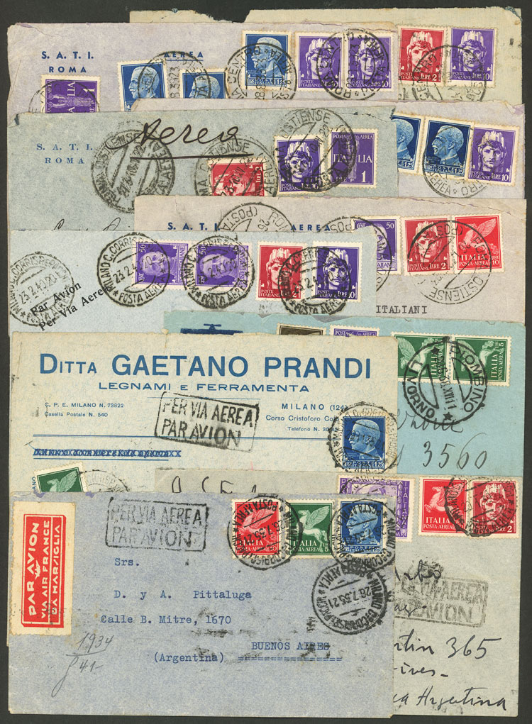 Lot 1045 - Italy postal history - Guillermo Jalil - Philatino Auction # 2419 WORLDWIDE + ARGENTINA: Special May auction Lot 1045 - Italy postal history - Guillermo Jalil - Philatino Auction # 2419 WORLDWIDE + ARGENTINA: Special May auction