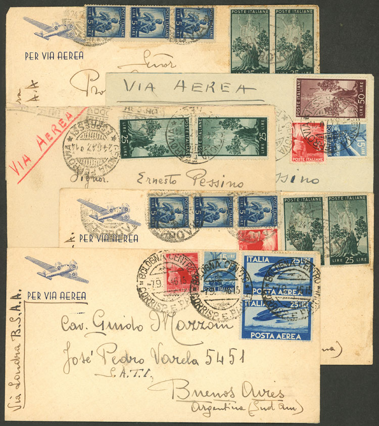 Lot 1072 - Italy postal history -  Guillermo Jalil - Philatino Auction # 2419 WORLDWIDE + ARGENTINA: Special May auction