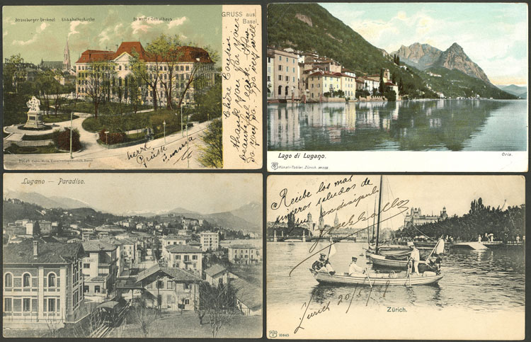 Lot 1477 - Switzerland postcards -  Guillermo Jalil - Philatino Auction # 2419 WORLDWIDE + ARGENTINA: Special May auction