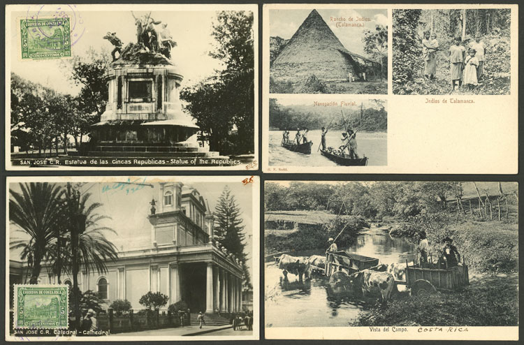 Lot 760 - Costa Rica postcards - Guillermo Jalil - Philatino Auction # 2419 WORLDWIDE + ARGENTINA: Special May auction Lot 760 - Costa Rica postcards - Guillermo Jalil - Philatino Auction # 2419 WORLDWIDE + ARGENTINA: Special May auction