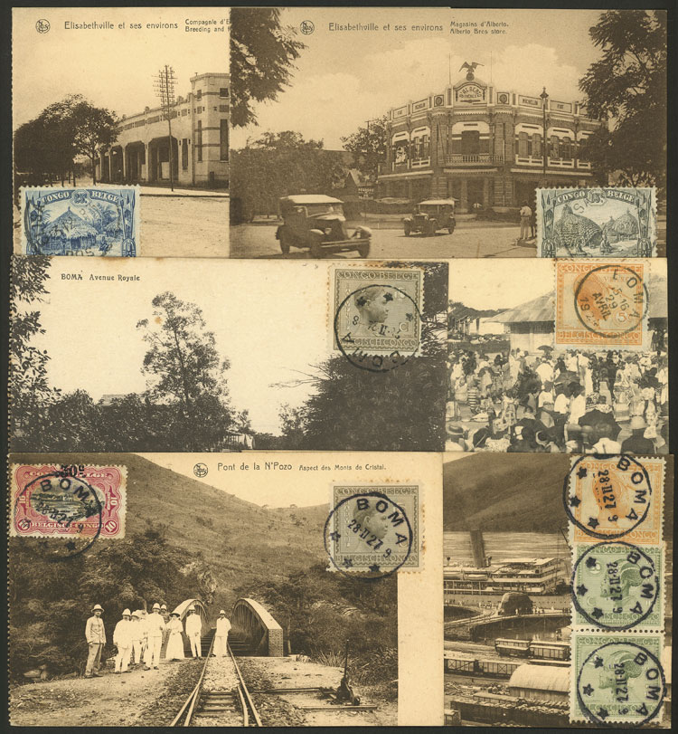 Lot 750 - belgian congo postcards - Guillermo Jalil - Philatino Auction # 2419 WORLDWIDE + ARGENTINA: Special May auction Lot 750 - belgian congo postcards - Guillermo Jalil - Philatino Auction # 2419 WORLDWIDE + ARGENTINA: Special May auction