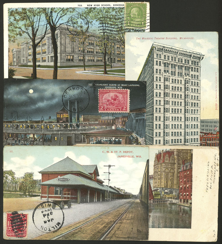 Lot 866 - united states postcards - Guillermo Jalil - Philatino Auction # 2419 WORLDWIDE + ARGENTINA: Special May auction Lot 866 - united states postcards - Guillermo Jalil - Philatino Auction # 2419 WORLDWIDE + ARGENTINA: Special May auction