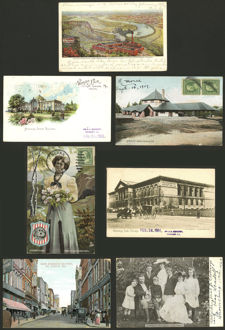 Lot 868 - united states postcards - Guillermo Jalil - Philatino Auction # 2419 WORLDWIDE + ARGENTINA: Special May auction Lot 868 - united states postcards - Guillermo Jalil - Philatino Auction # 2419 WORLDWIDE + ARGENTINA: Special May auction