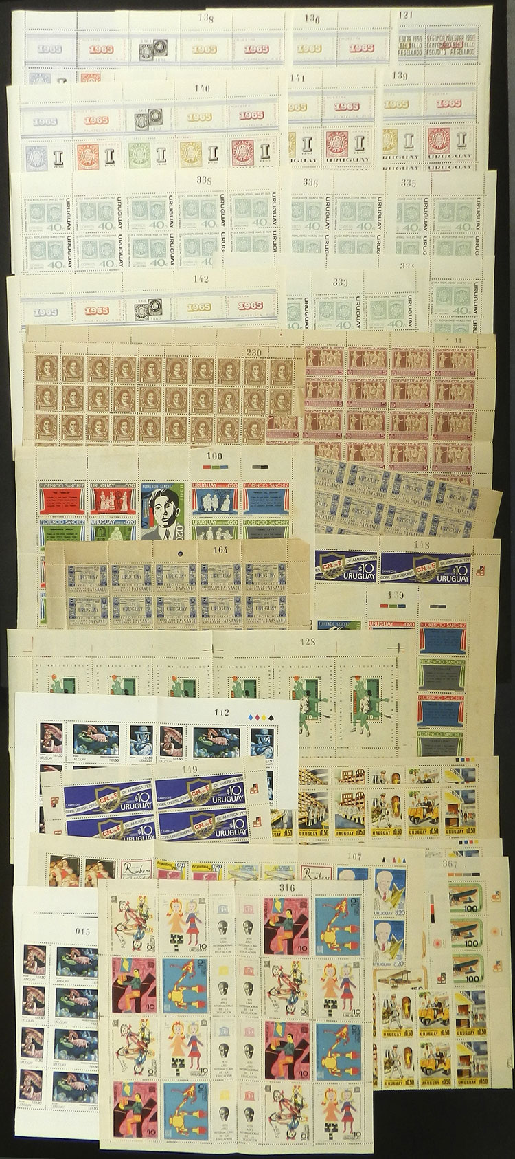 Lot 1539 - Uruguay Lots and Collections -  Guillermo Jalil - Philatino Auction # 2419 WORLDWIDE + ARGENTINA: Special May auction