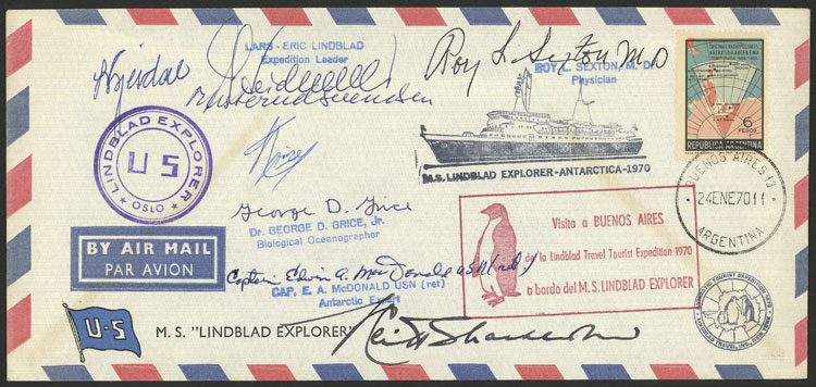 Lot 115 - antarctica postal history - Guillermo Jalil - Philatino Auction # 2419 WORLDWIDE + ARGENTINA: Special May auction Lot 115 - antarctica postal history - Guillermo Jalil - Philatino Auction # 2419 WORLDWIDE + ARGENTINA: Special May auction
