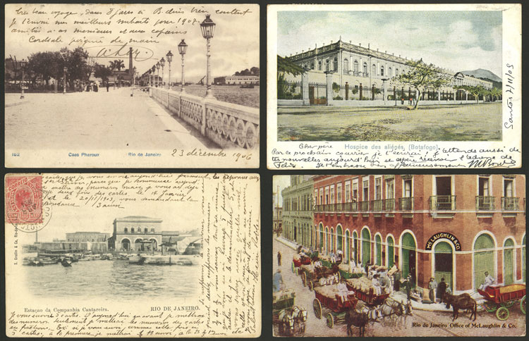 Lot 649 - brazil postcards - Guillermo Jalil - Philatino Auction # 2419 WORLDWIDE + ARGENTINA: Special May auction Lot 649 - brazil postcards - Guillermo Jalil - Philatino Auction # 2419 WORLDWIDE + ARGENTINA: Special May auction