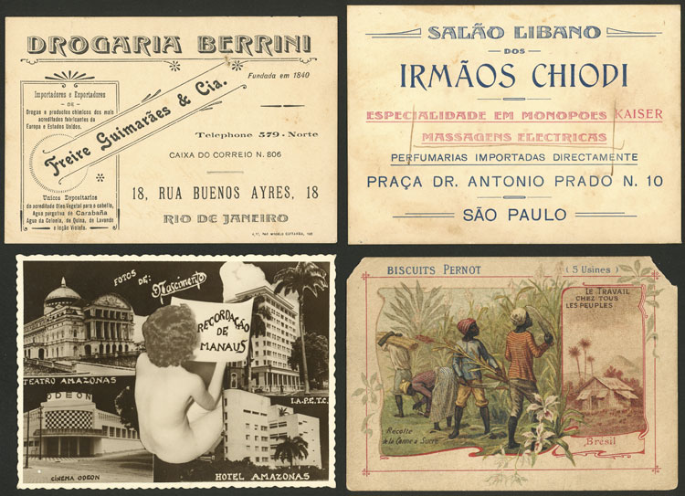 Lot 664 - brazil other items - Guillermo Jalil - Philatino Auction # 2419 WORLDWIDE + ARGENTINA: Special May auction Lot 664 - brazil other items - Guillermo Jalil - Philatino Auction # 2419 WORLDWIDE + ARGENTINA: Special May auction