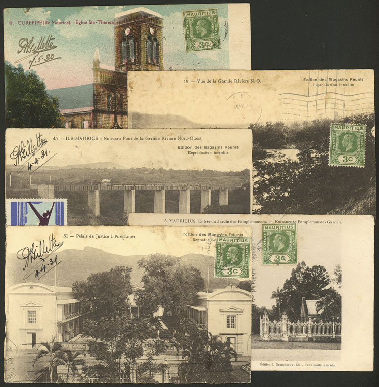 Lot 1202 - Mauritius postal history - Guillermo Jalil - Philatino Auction # 2419 WORLDWIDE + ARGENTINA: Special May auction Lot 1202 - Mauritius postal history - Guillermo Jalil - Philatino Auction # 2419 WORLDWIDE + ARGENTINA: Special May auction