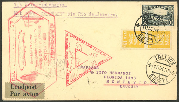 Lot 870 - estonia postal history - Guillermo Jalil - Philatino Auction # 2419 WORLDWIDE + ARGENTINA: Special May auction Lot 870 - estonia postal history - Guillermo Jalil - Philatino Auction # 2419 WORLDWIDE + ARGENTINA: Special May auction