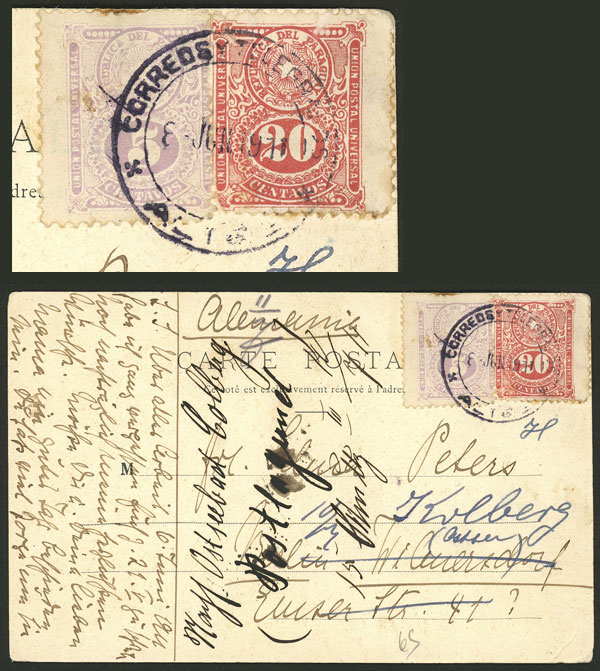 Lot 1275 - Paraguay postal history - Guillermo Jalil - Philatino Auction # 2419 WORLDWIDE + ARGENTINA: Special May auction Lot 1275 - Paraguay postal history - Guillermo Jalil - Philatino Auction # 2419 WORLDWIDE + ARGENTINA: Special May auction