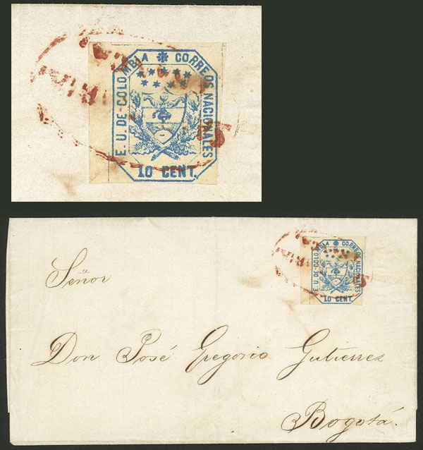 Lot 732 - Colombia general issues - Guillermo Jalil - Philatino Auction # 2419 WORLDWIDE + ARGENTINA: Special May auction Lot 732 - Colombia general issues - Guillermo Jalil - Philatino Auction # 2419 WORLDWIDE + ARGENTINA: Special May auction