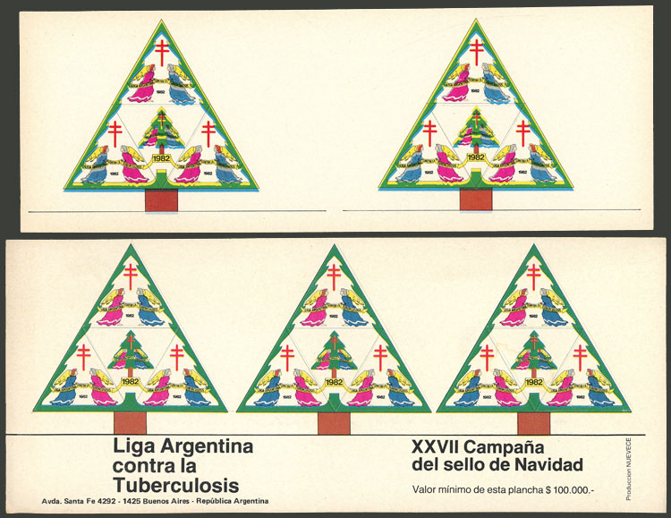 Lot 295 - Argentina cinderellas - Guillermo Jalil - Philatino Auction # 2419 WORLDWIDE + ARGENTINA: Special May auction Lot 295 - Argentina cinderellas - Guillermo Jalil - Philatino Auction # 2419 WORLDWIDE + ARGENTINA: Special May auction