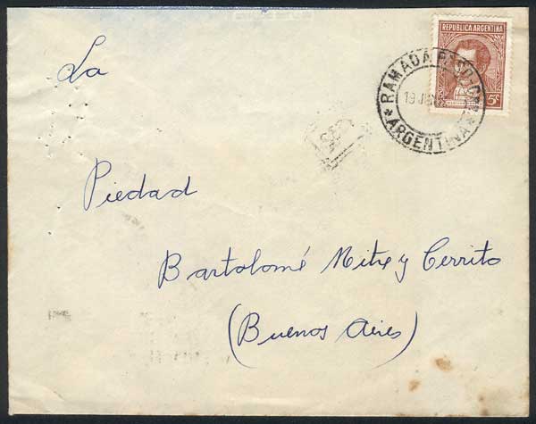 Lot 241 - Argentina postal history - Guillermo Jalil - Philatino Auction # 2419 WORLDWIDE + ARGENTINA: Special May auction Lot 241 - Argentina postal history - Guillermo Jalil - Philatino Auction # 2419 WORLDWIDE + ARGENTINA: Special May auction