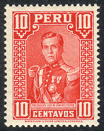 Lot 1319 - Peru general issues -  Guillermo Jalil - Philatino Auction # 2419 WORLDWIDE + ARGENTINA: Special May auction