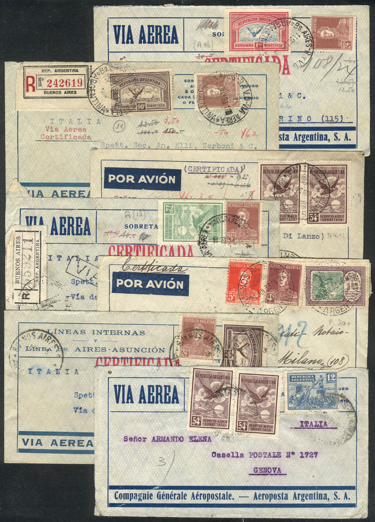 Lot 227 - Argentina postal history - Guillermo Jalil - Philatino Auction # 2419 WORLDWIDE + ARGENTINA: Special May auction Lot 227 - Argentina postal history - Guillermo Jalil - Philatino Auction # 2419 WORLDWIDE + ARGENTINA: Special May auction