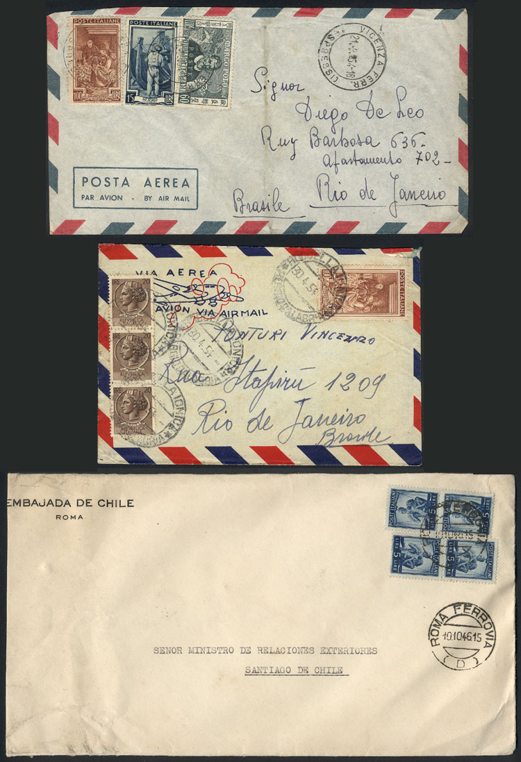 Lot 1073 - Italy postal history -  Guillermo Jalil - Philatino Auction # 2419 WORLDWIDE + ARGENTINA: Special May auction