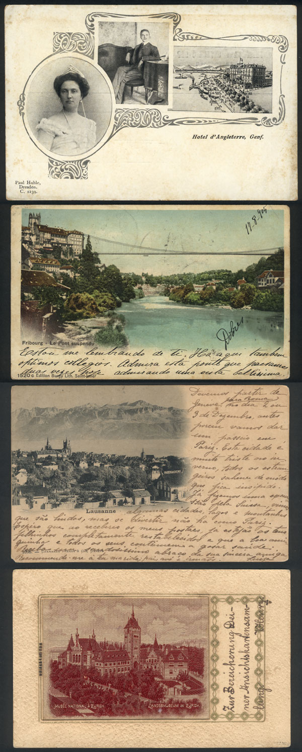 Lot 1476 - Switzerland postcards -  Guillermo Jalil - Philatino Auction # 2419 WORLDWIDE + ARGENTINA: Special May auction