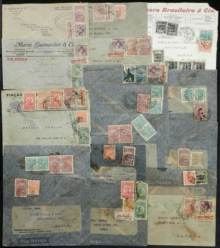 Lot 524 - brazil postal history - Guillermo Jalil - Philatino Auction # 2419 WORLDWIDE + ARGENTINA: Special May auction Lot 524 - brazil postal history - Guillermo Jalil - Philatino Auction # 2419 WORLDWIDE + ARGENTINA: Special May auction