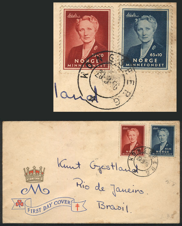 Lot 1237 - Norway postal history - Guillermo Jalil - Philatino Auction # 2419 WORLDWIDE + ARGENTINA: Special May auction Lot 1237 - Norway postal history - Guillermo Jalil - Philatino Auction # 2419 WORLDWIDE + ARGENTINA: Special May auction
