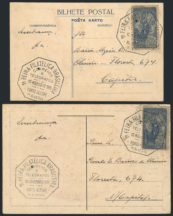 Lot 560 - brazil postal history - Guillermo Jalil - Philatino Auction # 2419 WORLDWIDE + ARGENTINA: Special May auction Lot 560 - brazil postal history - Guillermo Jalil - Philatino Auction # 2419 WORLDWIDE + ARGENTINA: Special May auction