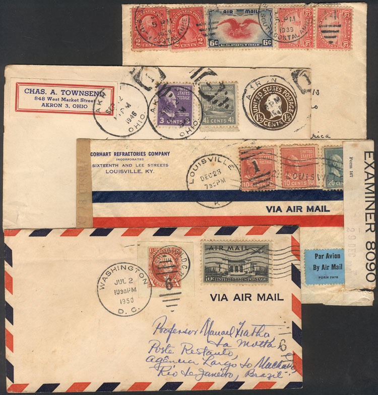 Lot 837 - united states postal history -  Guillermo Jalil - Philatino Auction # 2419 WORLDWIDE + ARGENTINA: Special May auction