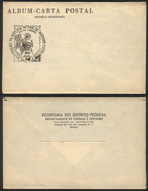 Lot 647 - brazil postcards - Guillermo Jalil - Philatino Auction # 2419 WORLDWIDE + ARGENTINA: Special May auction Lot 647 - brazil postcards - Guillermo Jalil - Philatino Auction # 2419 WORLDWIDE + ARGENTINA: Special May auction