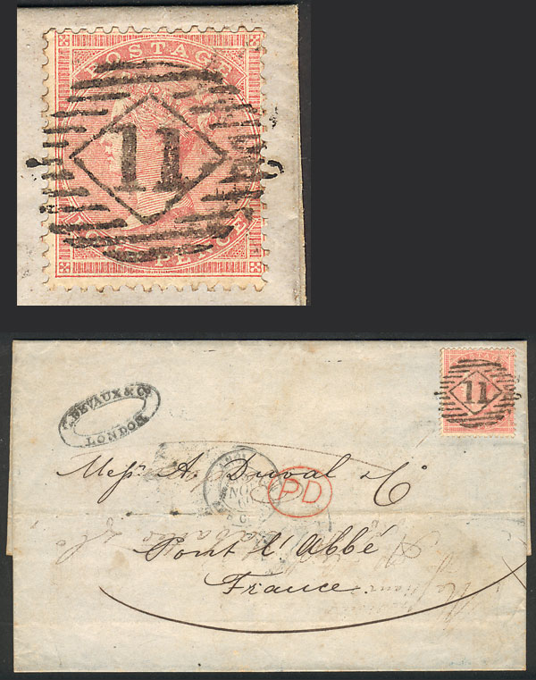 Lot 932 - Great Britain postal history - Guillermo Jalil - Philatino Auction # 2419 WORLDWIDE + ARGENTINA: Special May auction Lot 932 - Great Britain postal history - Guillermo Jalil - Philatino Auction # 2419 WORLDWIDE + ARGENTINA: Special May auction