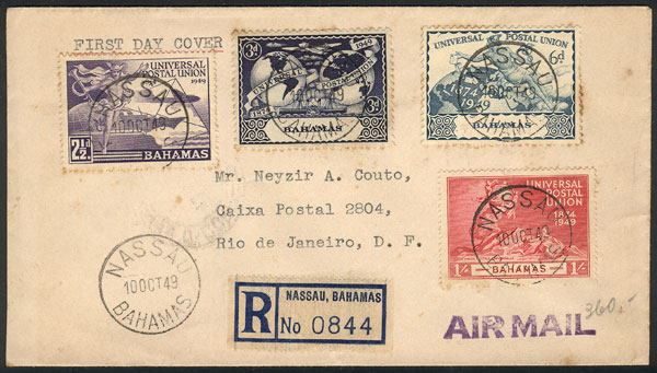 Lot 405 - bahamas postal history - Guillermo Jalil - Philatino Auction # 2419 WORLDWIDE + ARGENTINA: Special May auction Lot 405 - bahamas postal history - Guillermo Jalil - Philatino Auction # 2419 WORLDWIDE + ARGENTINA: Special May auction