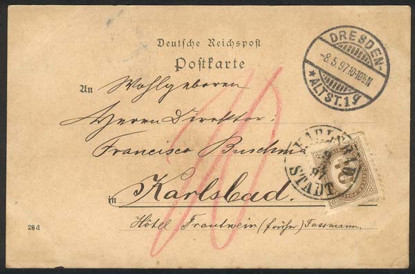 Lot 386 - Austria postal history -  Guillermo Jalil - Philatino Auction # 2419 WORLDWIDE + ARGENTINA: Special May auction