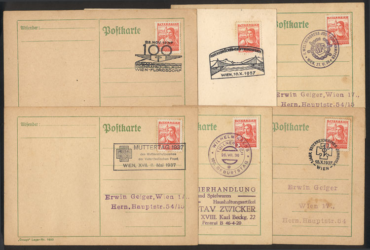Lot 393 - Austria postal history -  Guillermo Jalil - Philatino Auction # 2419 WORLDWIDE + ARGENTINA: Special May auction