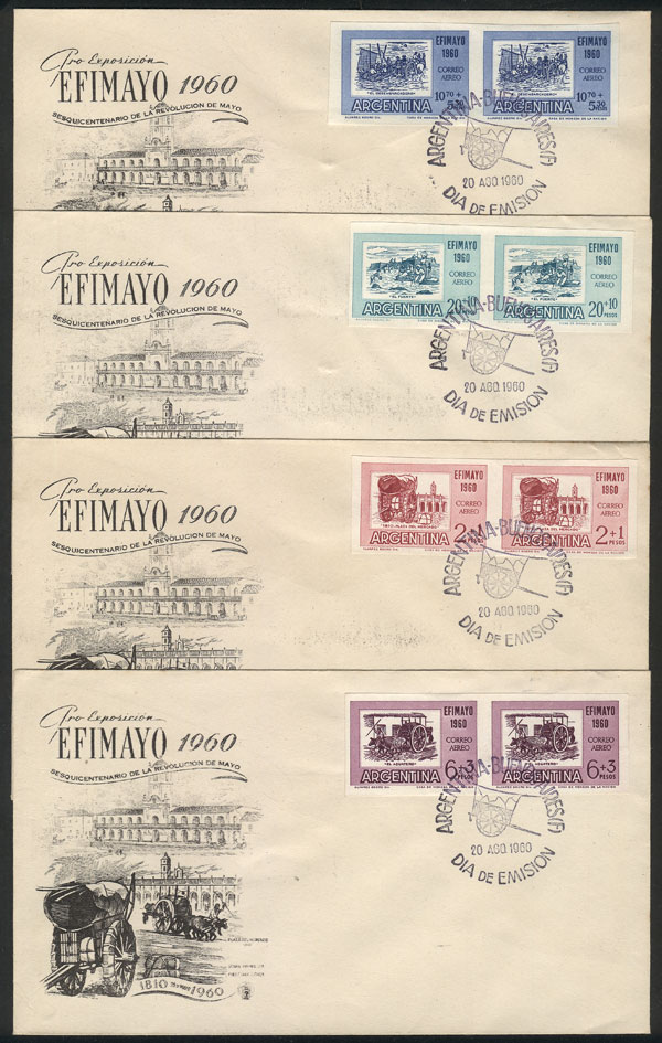 Lot 152 - Argentina airmail -  Guillermo Jalil - Philatino Auction # 2420 ARGENTINA: Special June auction