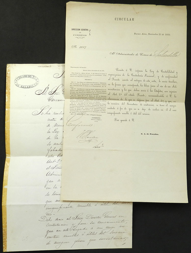 Lot 214 - Argentina other items - Guillermo Jalil - Philatino Auction # 2420 ARGENTINA: Special June auction Lot 214 - Argentina other items - Guillermo Jalil - Philatino Auction # 2420 ARGENTINA: Special June auction