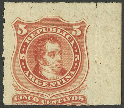 Lot 58 - Argentina general issues -  Guillermo Jalil - Philatino Auction # 2420 ARGENTINA: Special June auction