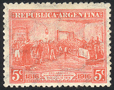 Lot 92 - Argentina general issues -  Guillermo Jalil - Philatino Auction # 2420 ARGENTINA: Special June auction