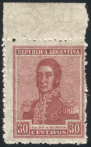 Lot 98 - Argentina general issues -  Guillermo Jalil - Philatino Auction # 2420 ARGENTINA: Special June auction