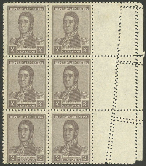 Lot 96 - Argentina general issues -  Guillermo Jalil - Philatino Auction # 2420 ARGENTINA: Special June auction