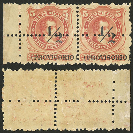 Lot 59 - Argentina general issues -  Guillermo Jalil - Philatino Auction # 2420 ARGENTINA: Special June auction